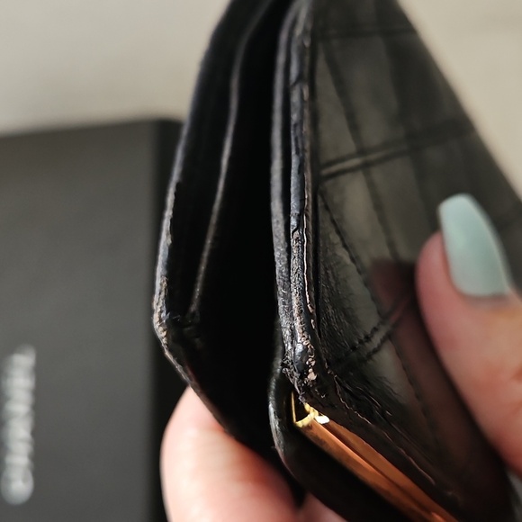 Authentic CHANEL Black Quilted crossbody with Gold Accents - Picture 10 of 16